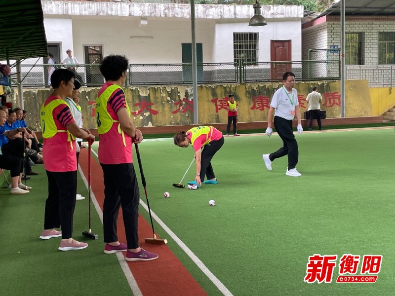 今年全市最后一场大型门球赛事,第六届县运会门球比赛落幕