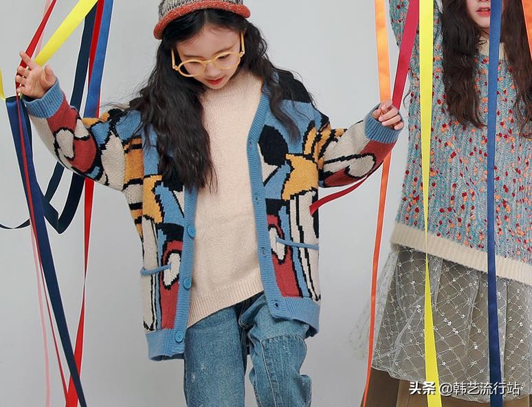 小个子针织毛衣推荐宽松中长款,最新款女士韩版手织毛衣18-21岁穿