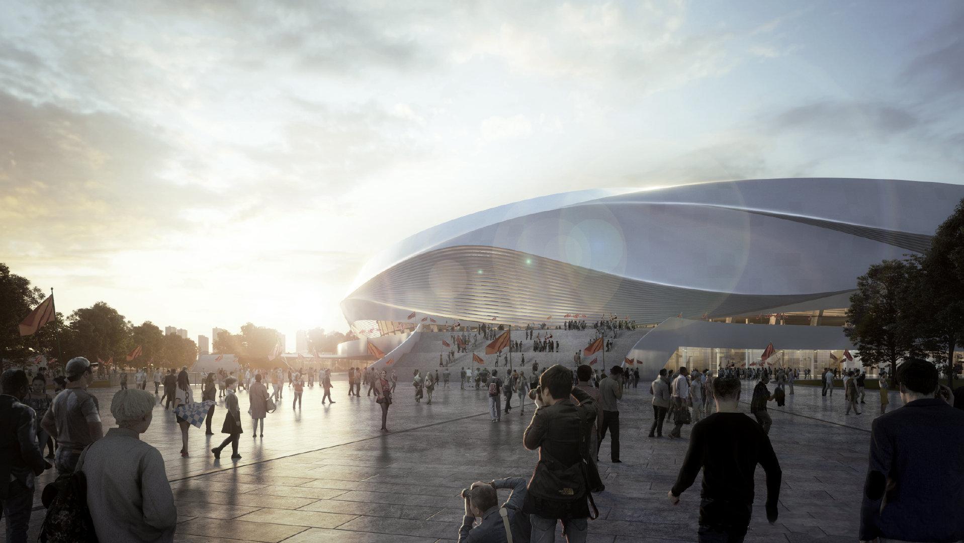 青岛青春足球场规划,青岛青春足球场修建