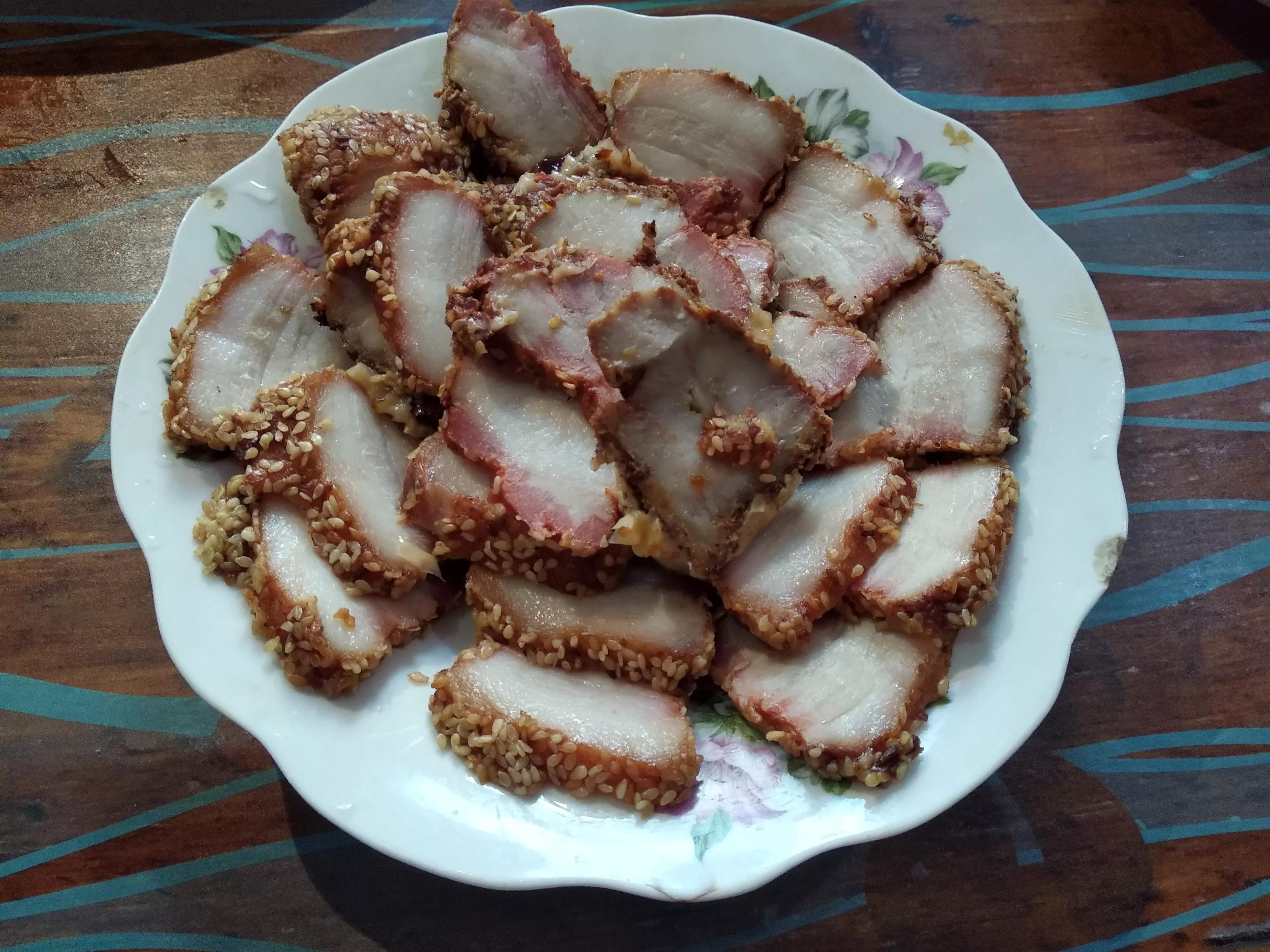 周末回老家帮老爸老妈干农活,做给老丈人和老丈母娘吃的家常菜