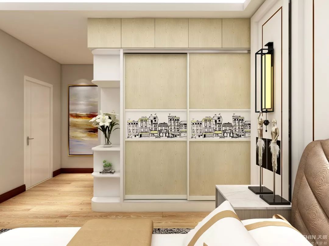 轻奢移门衣柜效果图大全2023款,衣柜40种款式