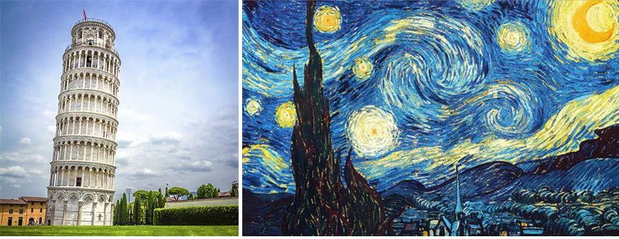 比萨斜塔立体画简单又好,意大利比萨斜塔儿童画