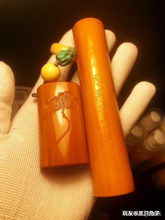 实心竹手把件怎么盘养,如何把竹子盘变色