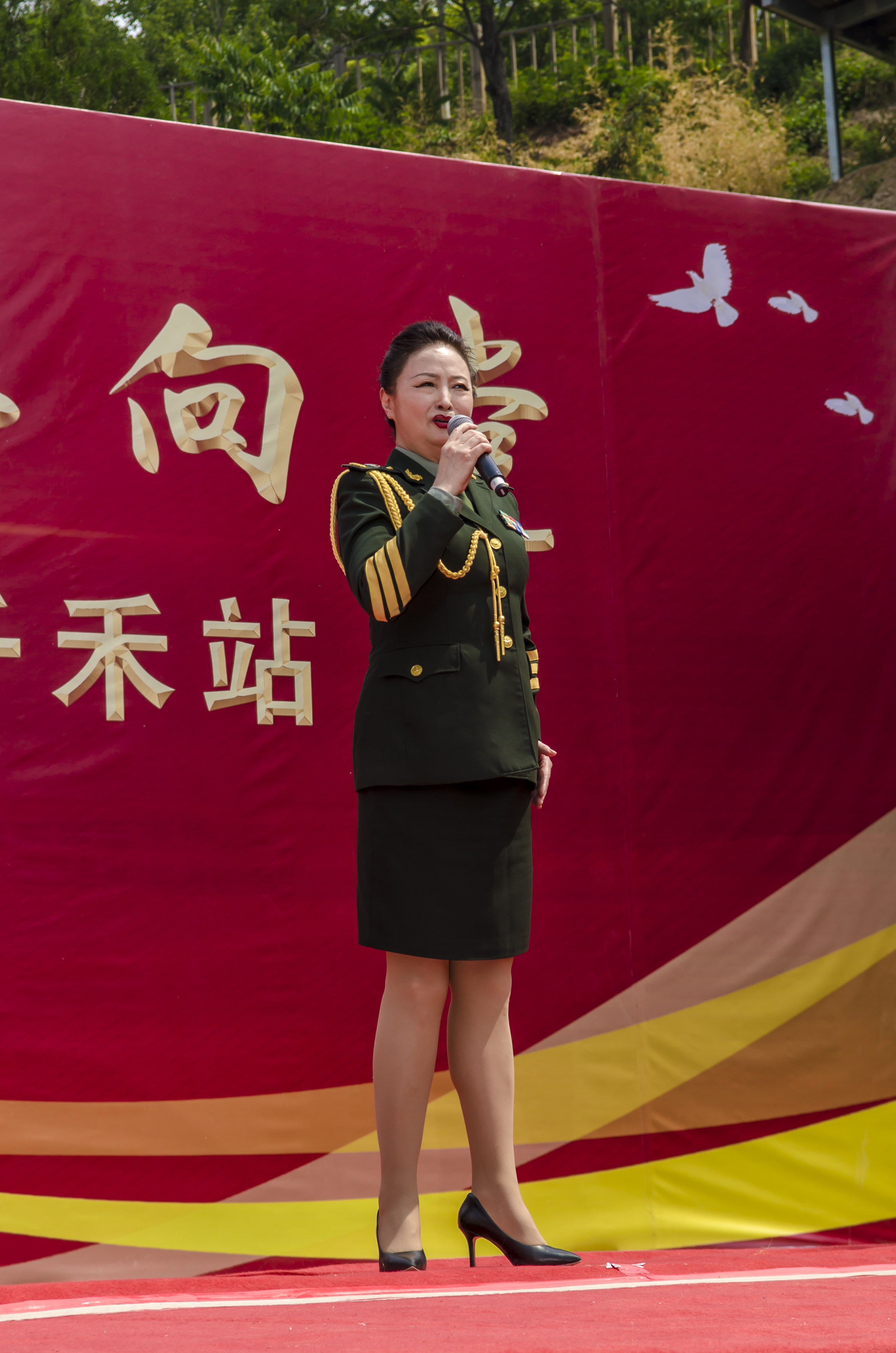 “不忘初心•我心向*党**”悦龄百团展演首场——房山千禾站成功举办