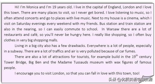 英语原版阅读：Mycity