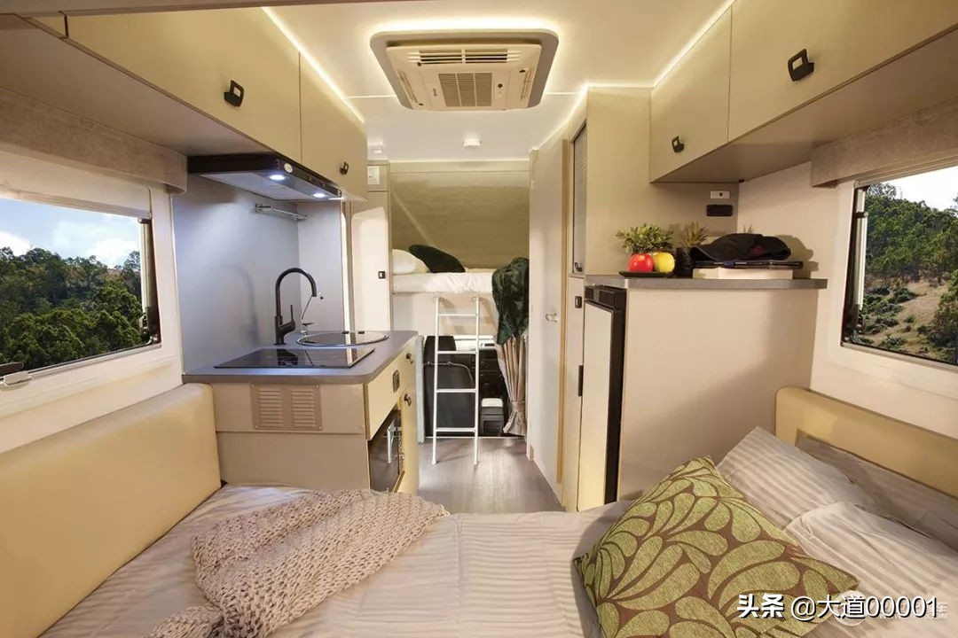 皮卡房车最佳方案布局,皮卡房车后置厨房布局