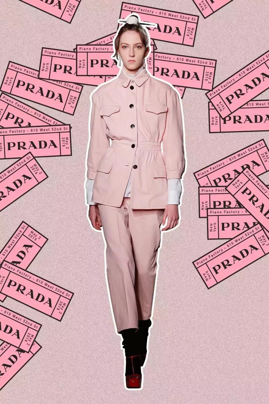 prada2019秋冬女装配色要点,prada2020早春度假系列