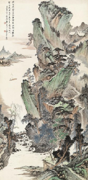 郑午昌花鸟,丝鬓散人郑午昌百幅绘画作品赏析