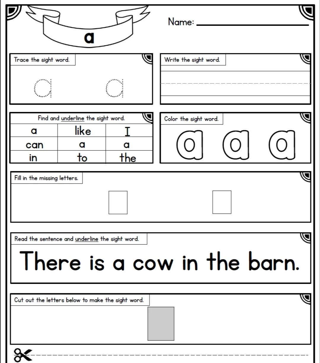 sightwords教材下载,sightwords词汇表