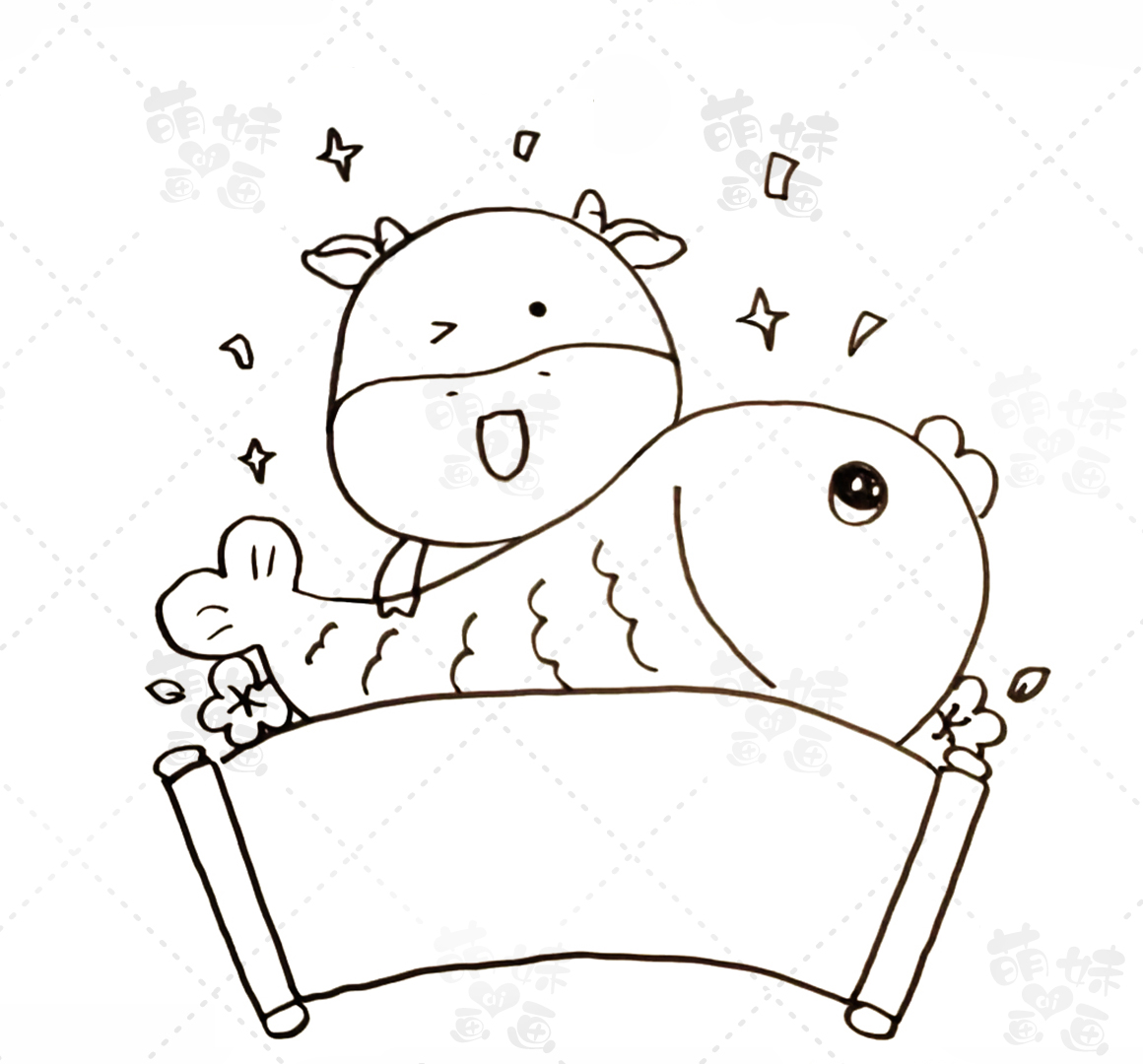 春节的主题画2022简单又漂亮,春节的画简单又好看2021年的