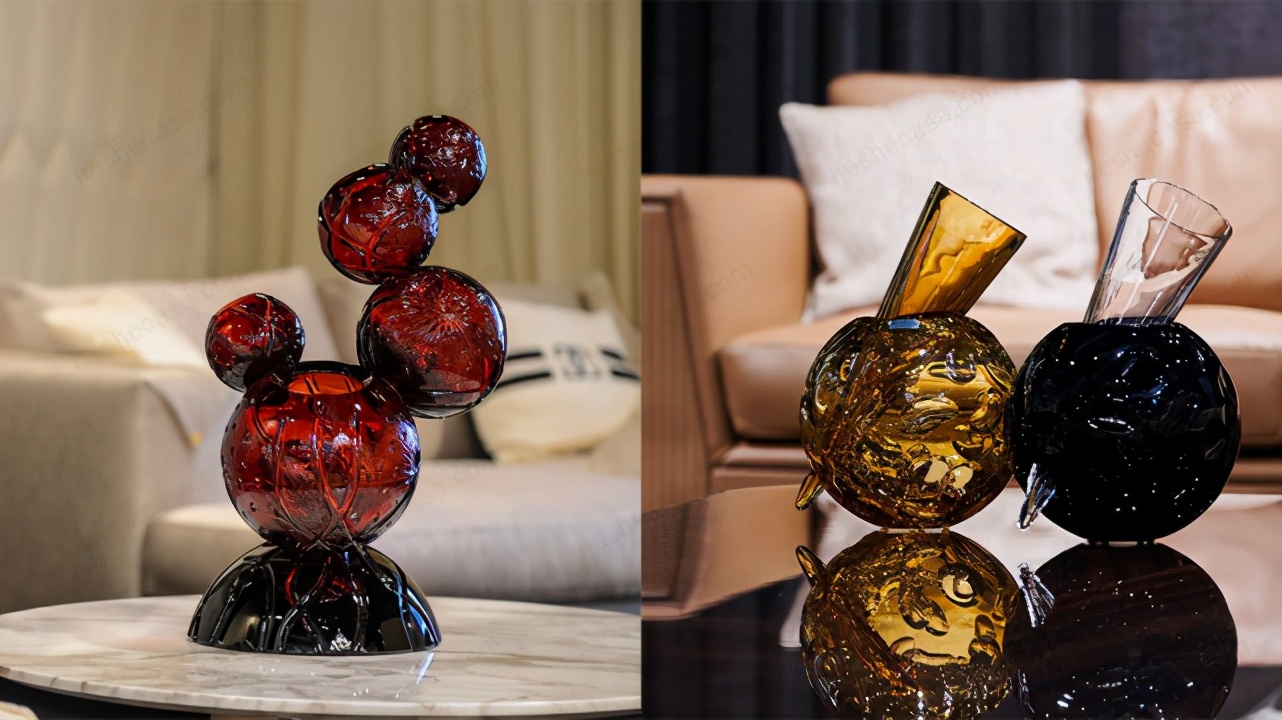 把玻璃烧成艺术品,将玻璃经过高温融化再做成工艺品