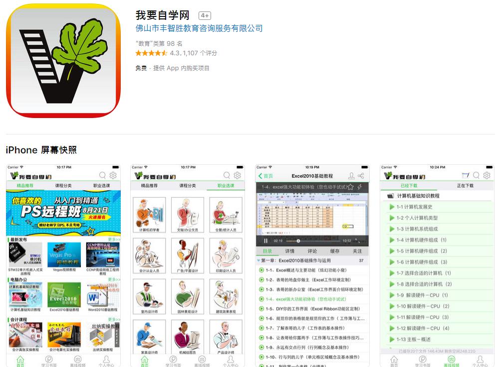 60个自学逆袭app,5个自学类网站每天提升一下自己