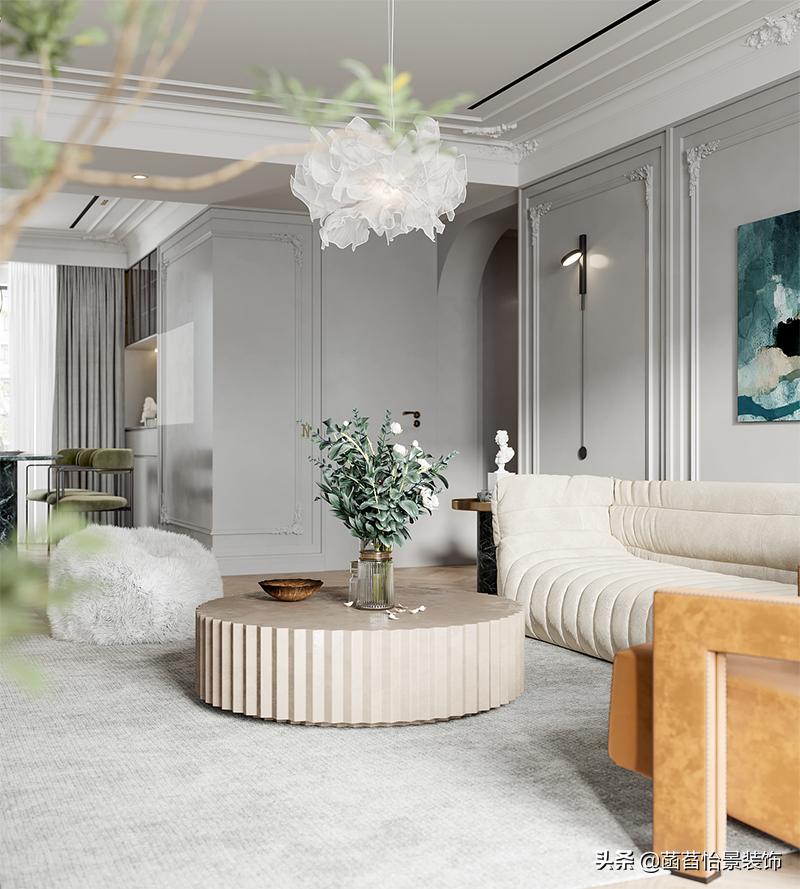 现代极简轻奢法式,不被定义的现代法式去繁杂存雅致