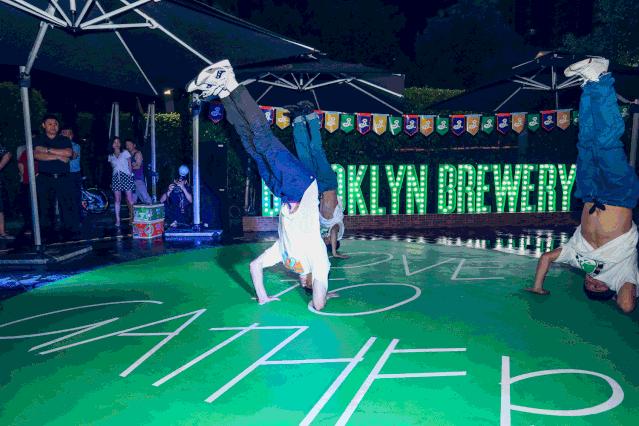 广州快闪啤酒集市,广州快闪街舞