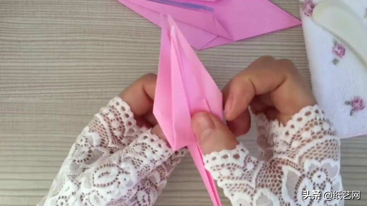 diy手工千纸鹤,diy千纸鹤挂件详细教程