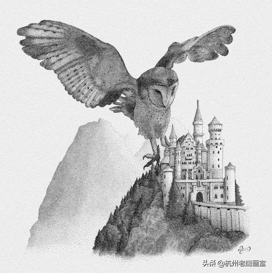 创意素描作品7-8岁,一组有趣的雕塑