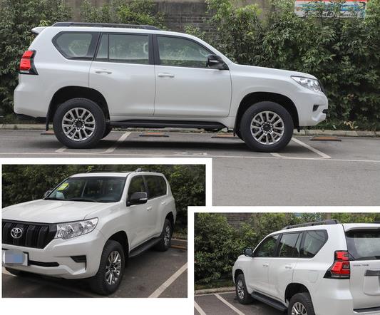 丰田普拉多全时四驱3.5试驾讲解,新款丰田霸道普拉多3.5国外试驾