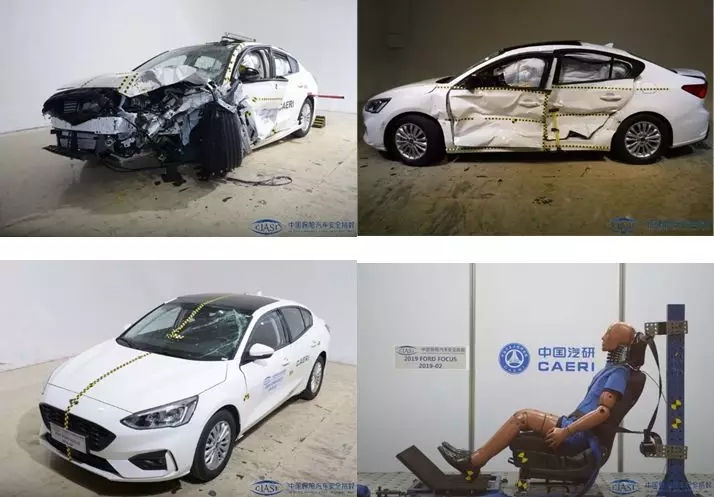 福克斯中保研碰撞a柱弯了,福克斯安全碰撞