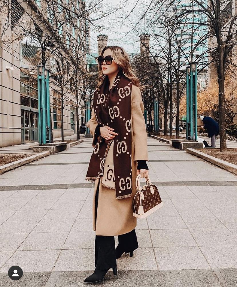 围巾好看百搭的系法,围巾百搭又洋气怎么戴