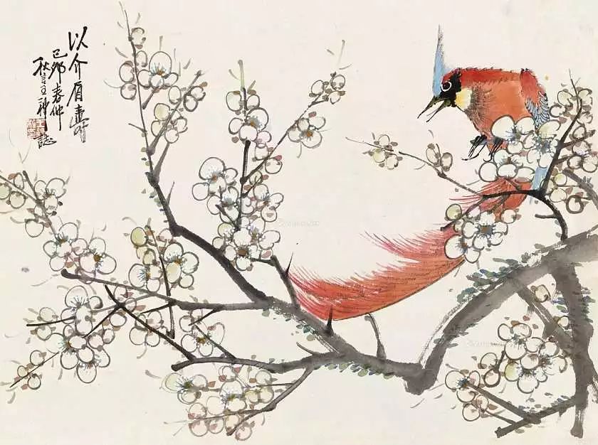 潘天寿100幅花鸟画欣赏 (潘天寿写意花鸟画要义)