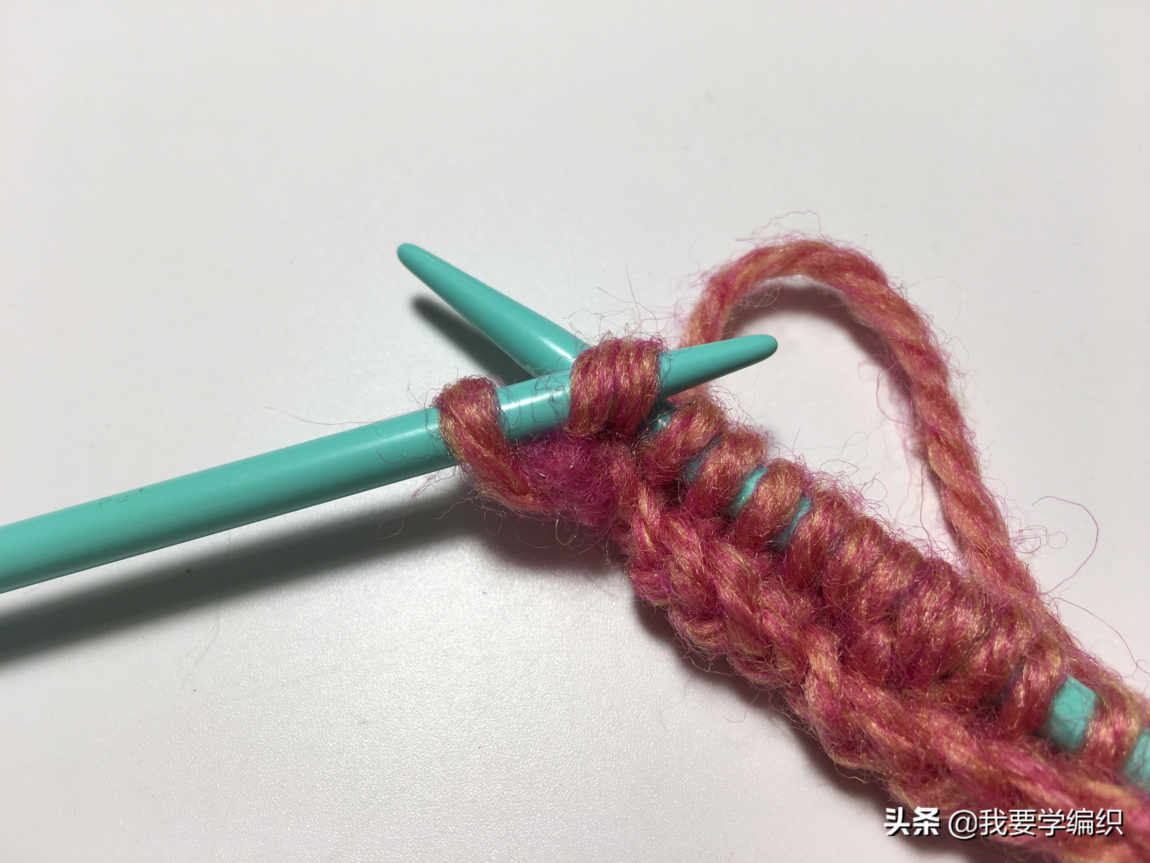 波浪围巾钩织教程,棉花糖毛线编织波浪围巾