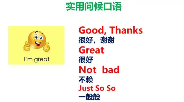 见面英语口语入门,英语日常基本交际口语少儿