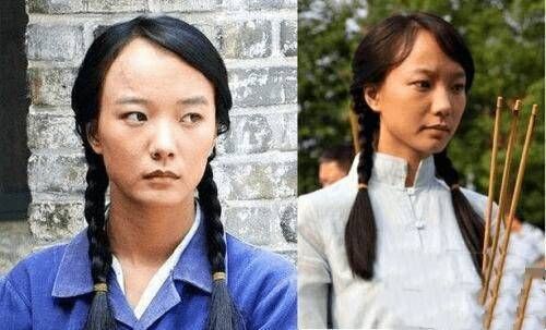 杨幂的高发际线,发际线秃的杨幂