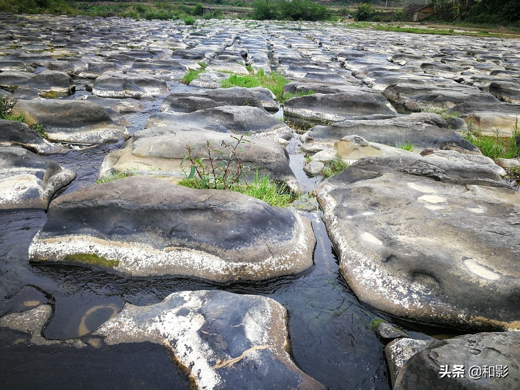 剪节理,田东棋盘滩附近有什么景点