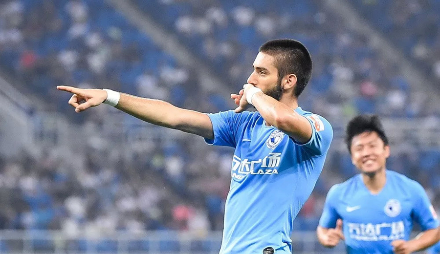 阿奇姆彭单刀破门泰达,阿奇姆彭绝杀