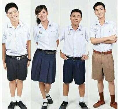 中国高中的校服跟日本校服对比,世界上各国小学校服大比拼