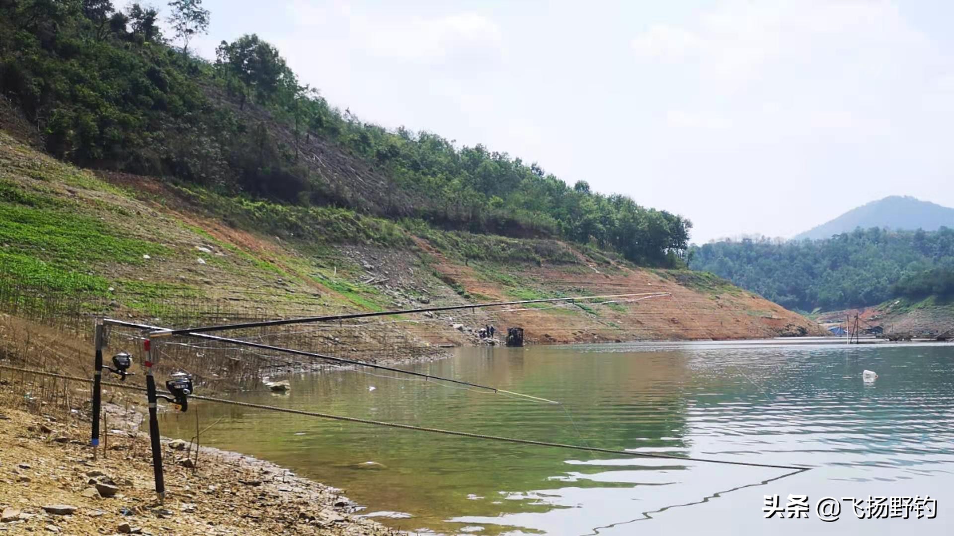 海竿钓鱼效果比台钓好吗,海竿翻板钩冬季钓鲢鳙离底钓法