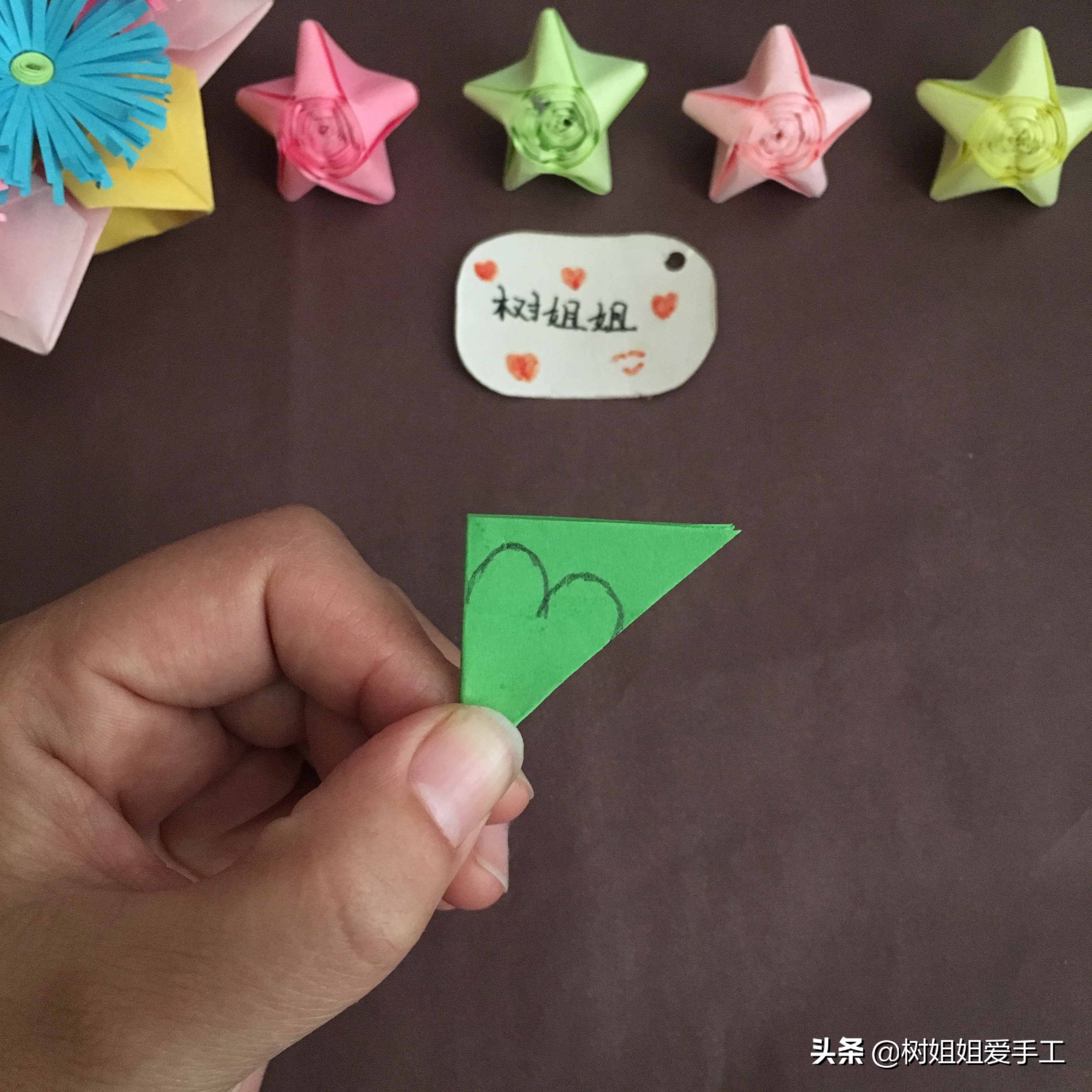 植物折纸：铜钱草盆景制作的方法（含花盆制作教程）