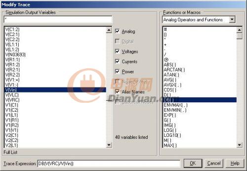 pspice仿真波形怎么导出,pspice模拟特性分析