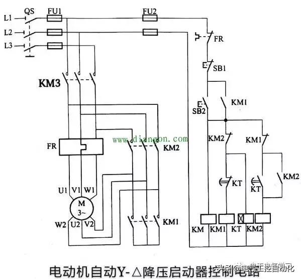 星三角启动控制线路接线步骤讲解,星三角主电路标准接线视频
