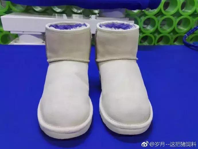莫名想笑！白色雪地靴洗成黑鞋，店家：改色的钱我就不收了