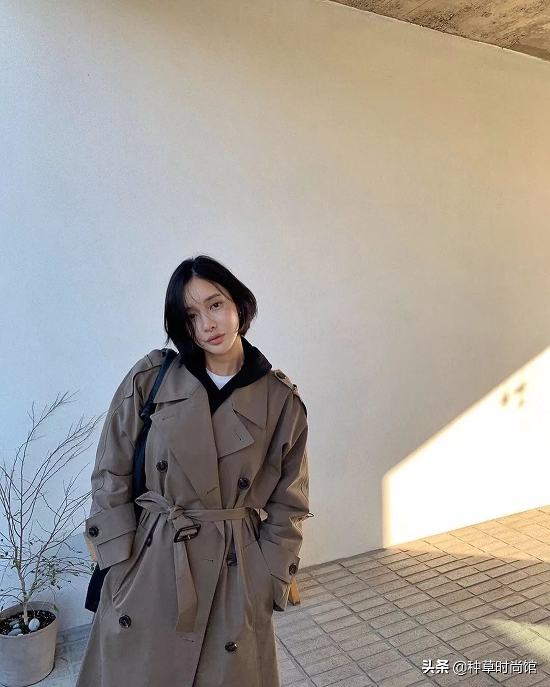 长皮衣外套女怎么穿好看,肥大的外套怎么穿好看