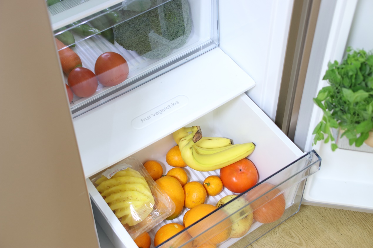 风冷变频双循环大容量美的冰箱,美的超薄冰箱深度60cm评测