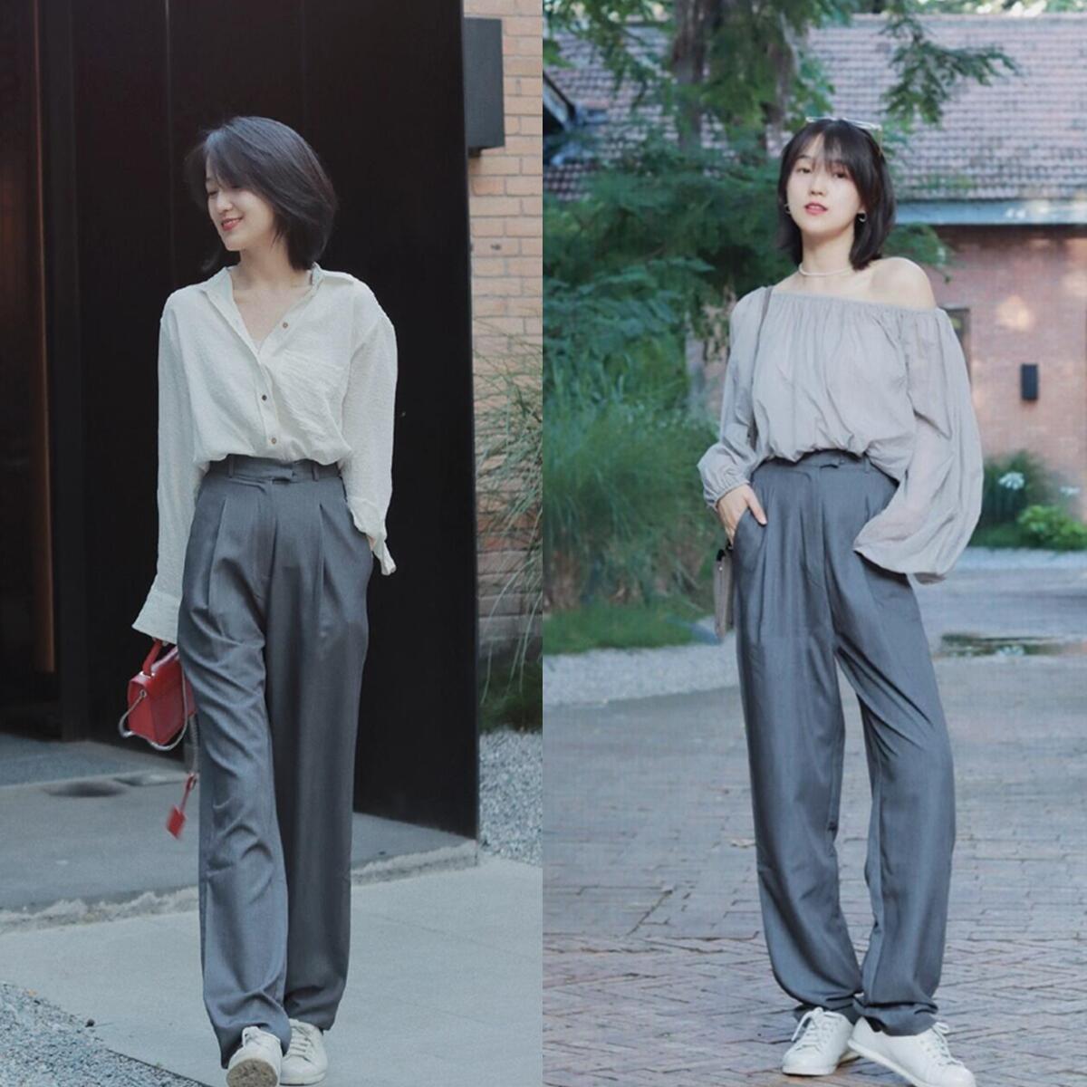 小白鞋正确穿法视频,春天小白鞋搭配什么裤子和衣服