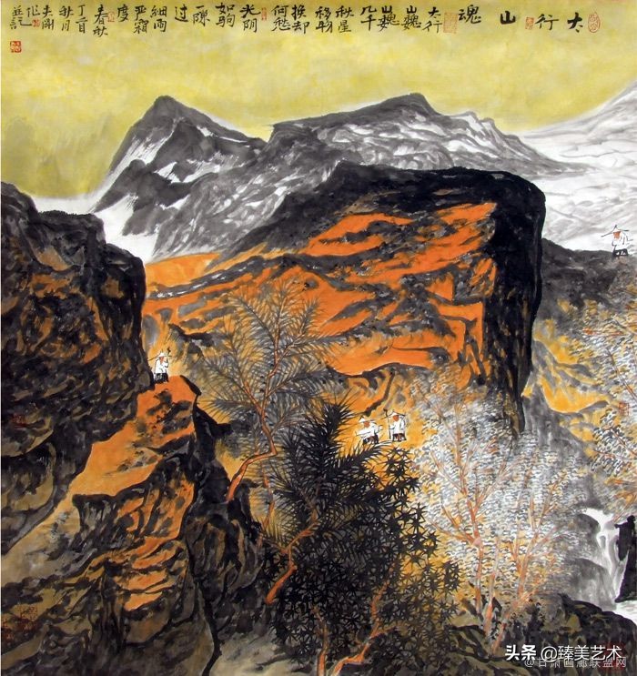 笔墨营造腾升的“心像”——祝夫刚山水画赏析