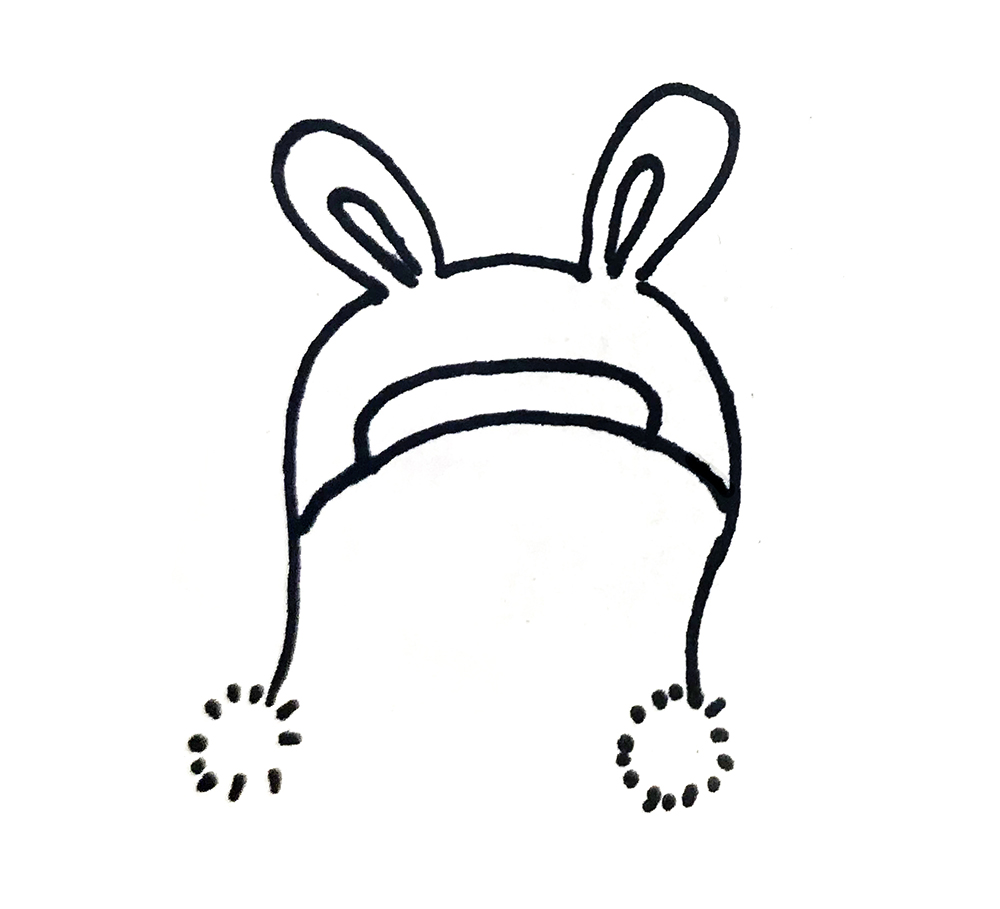 简笔画帽子怎么画最好看,冬季帽子简笔画简单又好看卡通