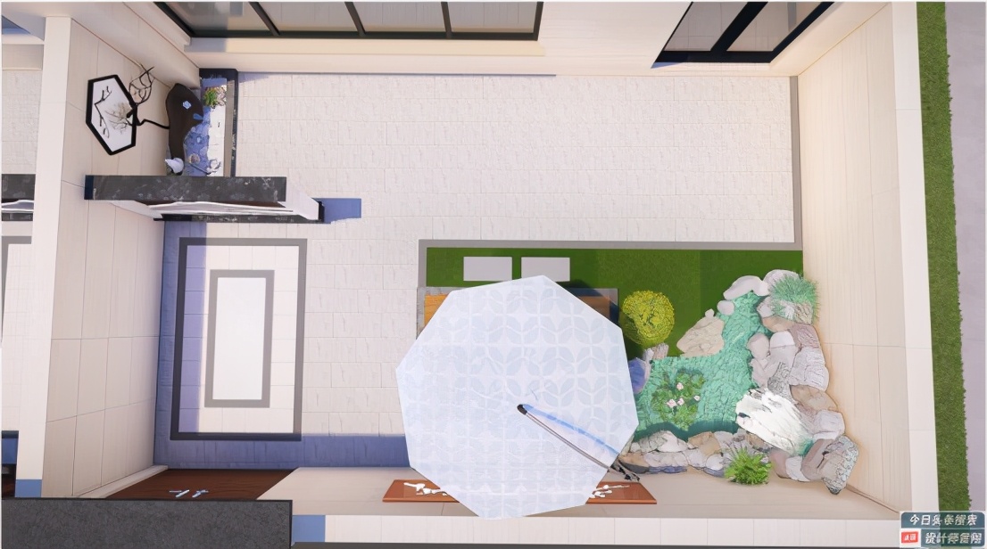 一楼带阳台小花园怎么设计,买一楼带小花园