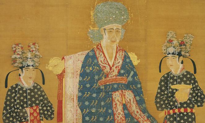 清平乐张贵妃粉色头冠,清平乐张贵妃满头珍珠