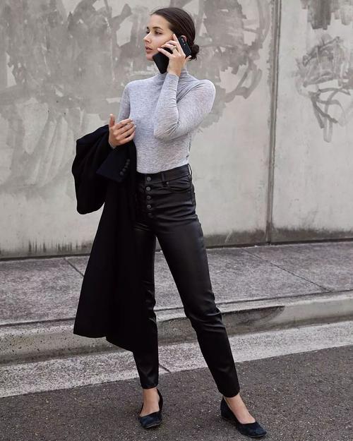 简约大气的胯宽腿粗洋气穿搭,大腿粗矮个子穿搭技巧