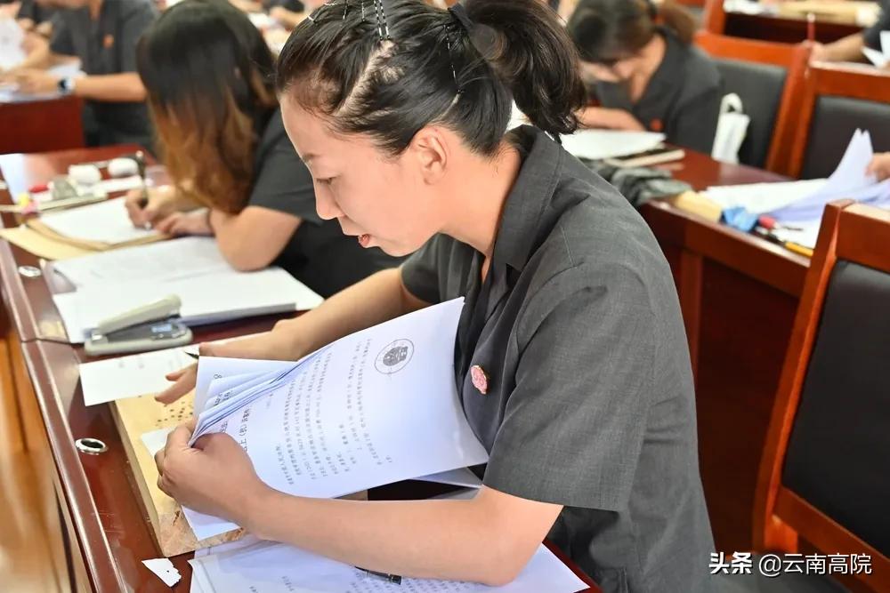 书记员技能测试听打计分规则,组织开展书记员技能大比武