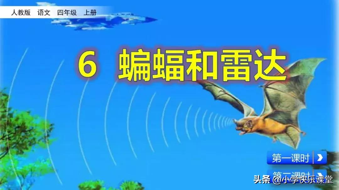 四年级上册语文蝙蝠和雷达课后题,部编版四年级上册语文蝙蝠和雷达