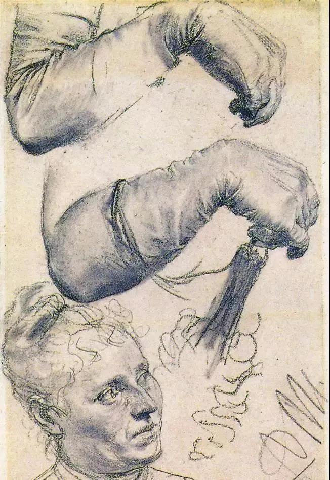 阿道夫门采尔速写作品,门采尔高清速写作品图片