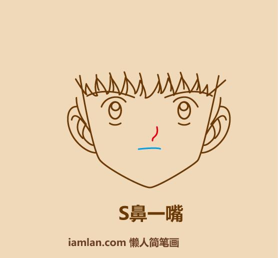 一分钟足球绘画,足球小子铅笔画图片