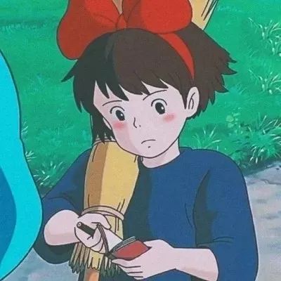 魔女宅急便微信头像,魔女宅急便情侣头像一左一右