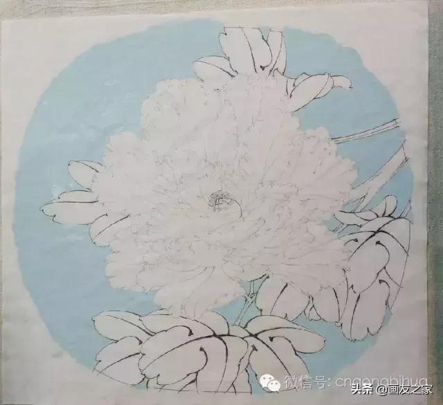 工笔画绢纸入门教程步骤图,工笔画入门教程步骤图勾线练习