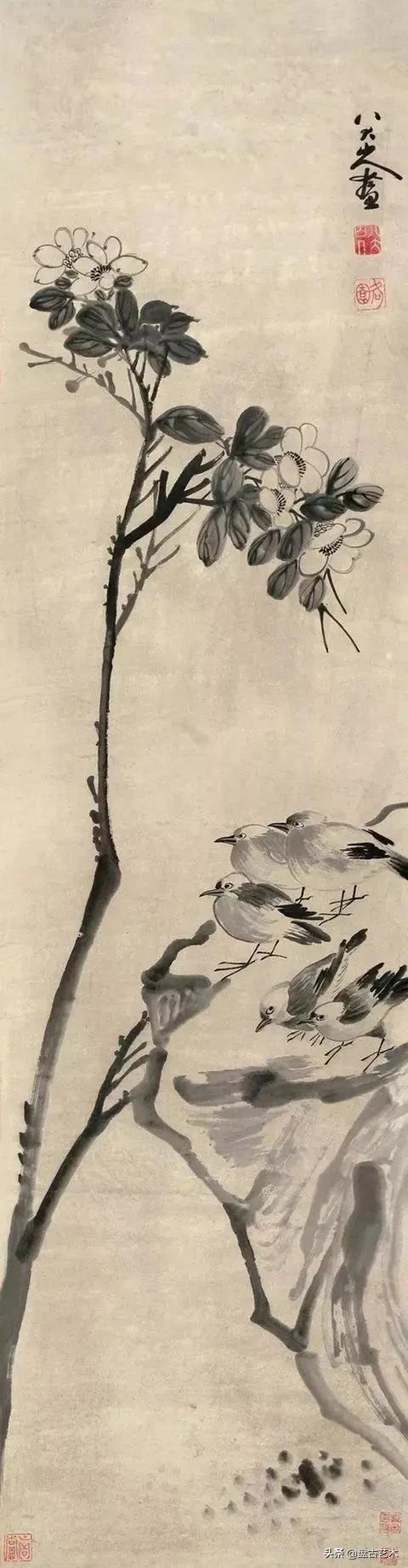 画出艺术家人生大寂寞的国画艺术作品——盘古油画艺术